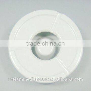 Fashional Round Melamine White Wholesale Ashtray Home Hotel Restaurant photo-2