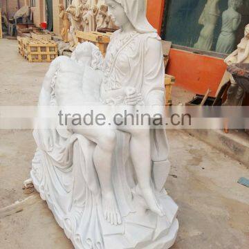 High Quality Church Religion Marble Michelangelo Jesus Sculpture photo-2