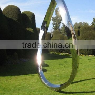 large outdoor garden decoration metal craft stainless steel modern sculpture