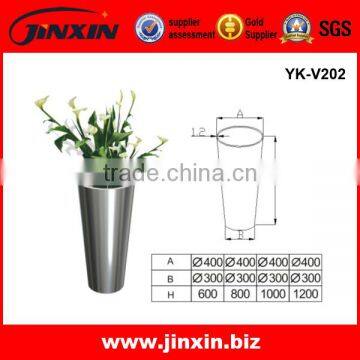 Stainless Steel Large Decorative Floor Flower Vases photo-2