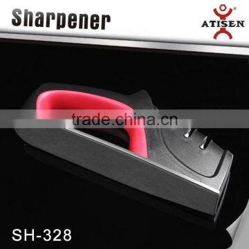 Stainless Steel Holder With 3 Stage Knife Sharpener photo-2
