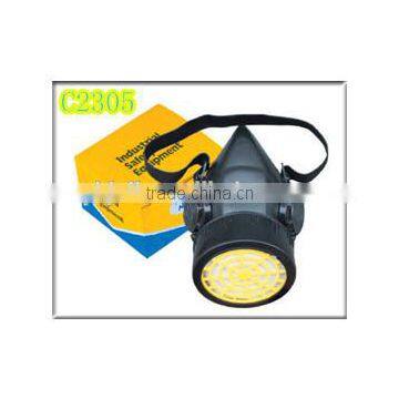 chemical respirator with single filter pot