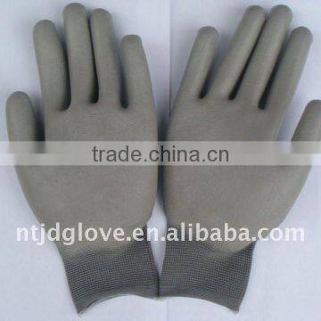 13G With Grey PU Coating /PU GLOVE.