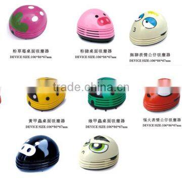 Mini cartoon design desk vacuum cleaner