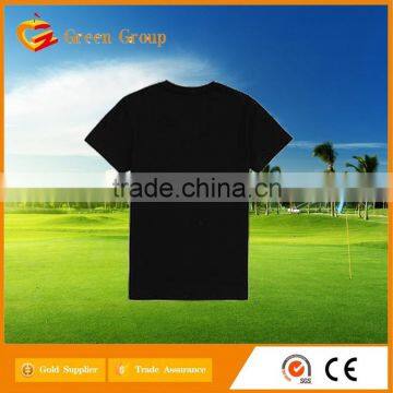 100% cotton short sleeve golf o-neck shirt for Christmas