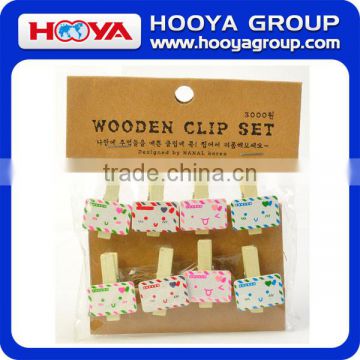 hot carton wooden pegs wooden clip set