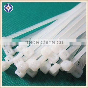 Free sample white nylon cable tie/zip tie