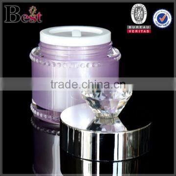 30ml Acrylic Cosmetic Jar With Diamond Cap photo-4
