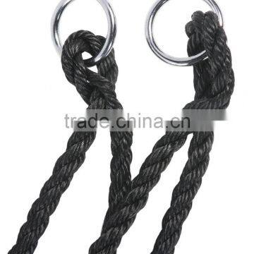 Outdoor Garden Black and Blue Round Web Baby Swing High Chair photo-5