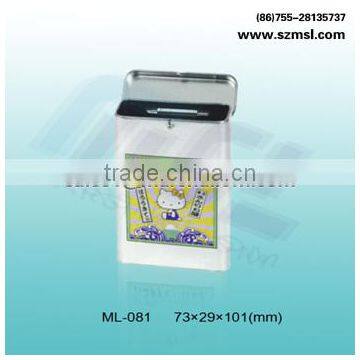 Hinged Tin Box for Cigar Poker Cards Adhesive Bandage photo-2