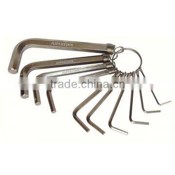 10PC Nickel Hex Key Set