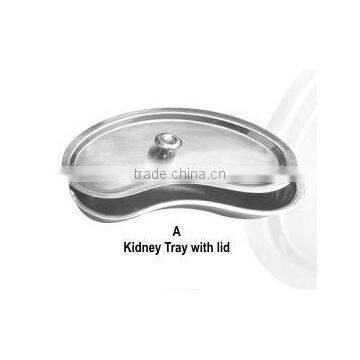 Kidney Tray With Lid (Knobbed)