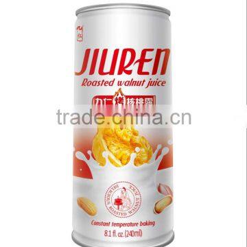 Jiuren walnut juice 240ml canned soft drink