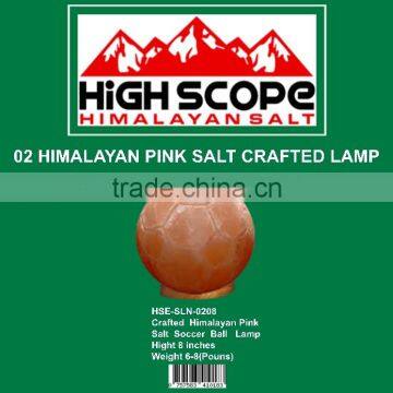 Himalayan Pink Salt Lamp Globe Shape With 6ft Cord, 15 Watt Bulb 110 or 220 Volts With Dimmer Full Set 3kg or 6 Pounds photo-2