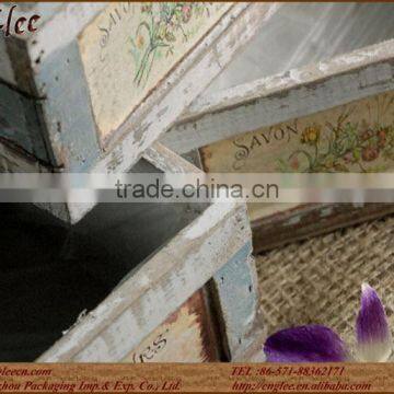 Antique Hot Sale Wooden Crate Postale Wooden Planters photo-3