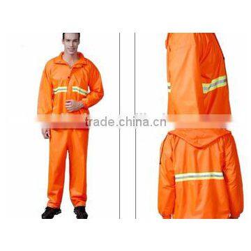 3m Reflective Raincoat, Security Pvc High Visibility Waterproof Police Raincoat photo-2