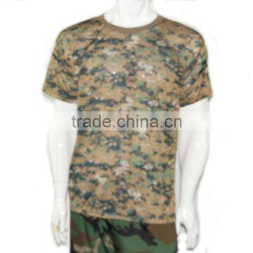 Custom Military Camouflage Fabric T-shirt Dress Shirts photo-2