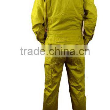 Yellow EN11612 100%cotton Fire Retardant Coverall for Oil and Gas Industry photo-2