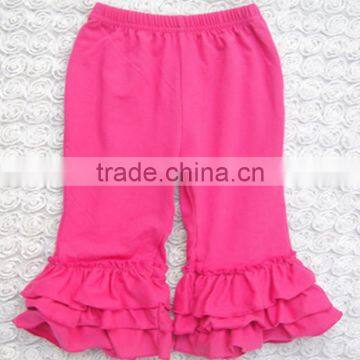 Best Selling Solid Color Baby Girls Fall Ruffle Pants photo-3