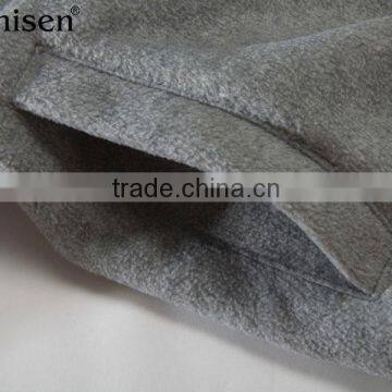 Apparel Manufacturer Pocket Outdoor Wear Plain Grey Xxxxl Men's Polar Fleece Coat photo-5