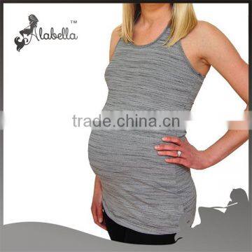 Casual Wear Custom Pregnant Singlet With Space Dye Fabric photo-2
