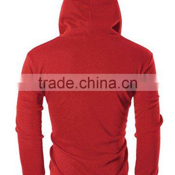 2017 Custom Thermal Hoodies Mens French Terry Oversized Dropped Shoulder Pullover Warm Hoodie With Ribbed Trims photo-3