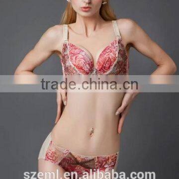 Ladies Sexy Embroidered Full Open Ladies Sexy Body Hot Images Women Sexy Bra Underwear Set