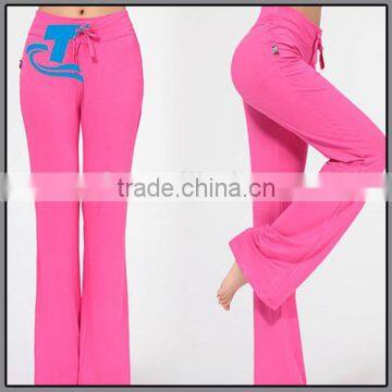 Red Soft Elastic Yoga Pants