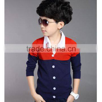 Sweater designs for boys plain assorted colors kids cardigan