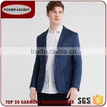 China Supplier Mens Linen Fashion Suits Jacket Blazer Man Suit photo-4