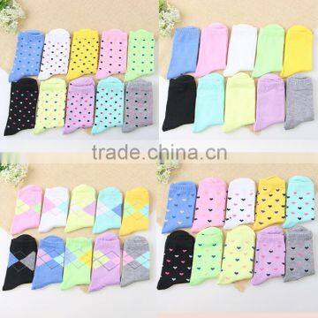 Zm43180a Competitive Price High Quality Printing Cartoon Socks Young Women Kinitted Sock photo-2