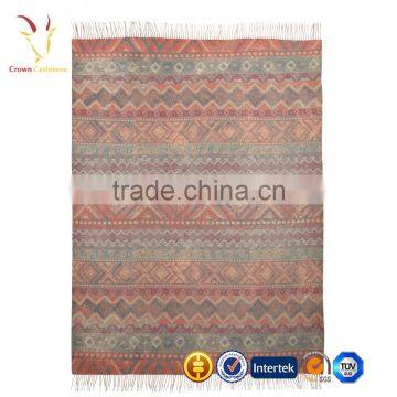 Intarsia Kids Cashmere Knitted Blanket Nepal photo-2