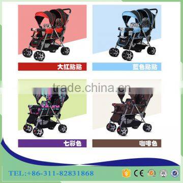Hot Sale Twins Baby Stroller And Stainless Steel Twins Baby Buggy photo-5