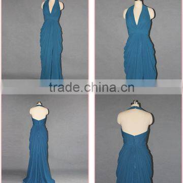 Chiffon V Neck Evening Dress Elegant/Sexy Evening Dress photo-6
