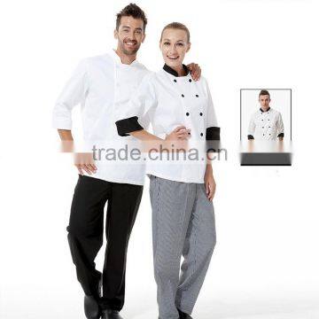 China Work Uniforms Factory Made Restaurant Chef Uniform for Catering Staff photo-4