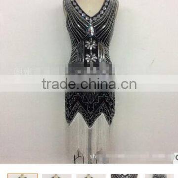 Walson Clothes Apparel Embroidery 1920s Flapper Evening Dress photo-2