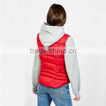 Wholesale High Quality Womens Nylon Vest Winter Sleeveless Jacket photo-2