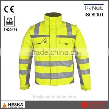 Hot Selling Safety Jacket With Reflective Tape High Visibility Jacket photo-2