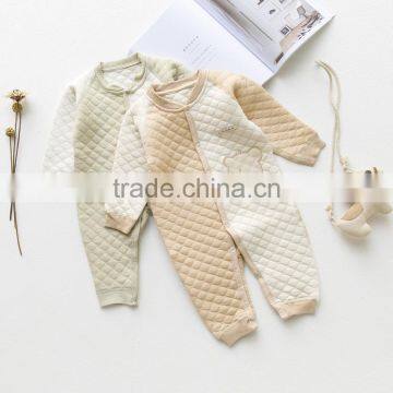 Spring style good quality soft cotton organic baby onesie