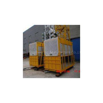 2.5 x 1.3 x 2.5m VFD Construction Hoist Elevator and Building Lifter SC200 / 200