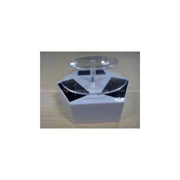 Green Energy Product Hexagonal Solar Rotating Display Stand 010