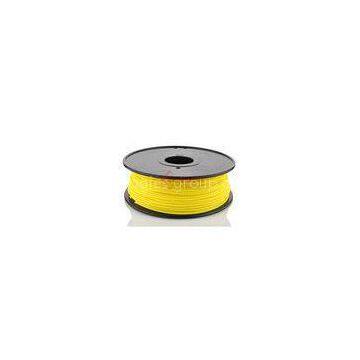 Yellow Color 3mm 3D Printer PLA Filament For Solidoodle / Afinia 3D Printer