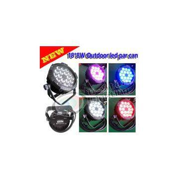 Flat 18*8w Outdoor waterproof led par can