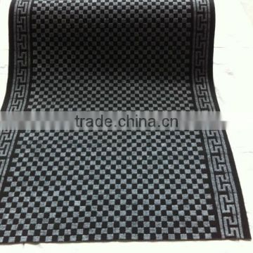 low price double color jacquard carpet for home and hotel use