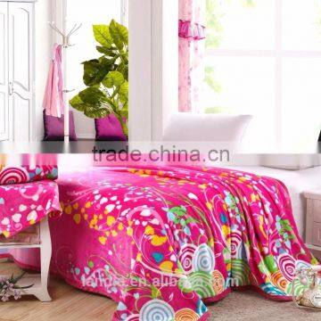 HOT SALE POLYESTER CHEAP POLAR FLEECE BLANKET photo-2