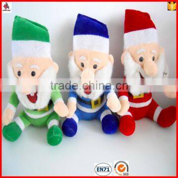 Factory Direct Sale Cute Plush Toys Christmas Santa Claus With Leather Hammer photo-6