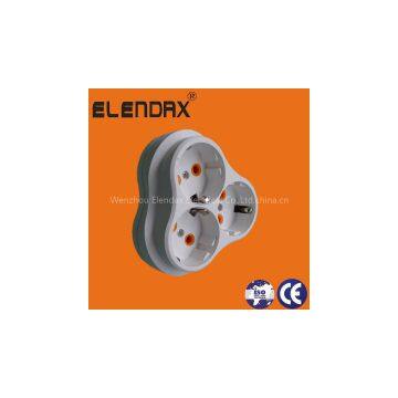 2 Pin Plug Adapter 3 Prong Socket(P8035)