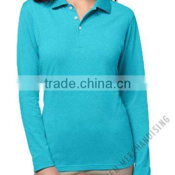 Ladies Long Sleeve Polo