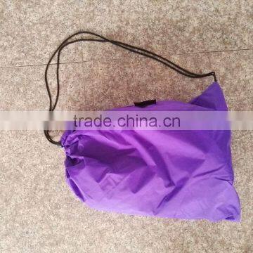 2016 New Inflatable Air Sleep Camping Three Season 210D Polyester Banana Sleeping Bag for Outdoor Lazy Bag Sofa for Bench Garden photo-2