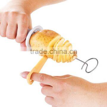 Professional Potato Chips Slicer / Spiral Potato Cutter / Potato Cutting Machine photo-4